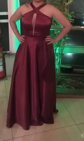 Olx vestido hot sale de madrinha marsala