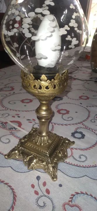 Luminária de Mesa em Estilo Vintage - Foto 4
