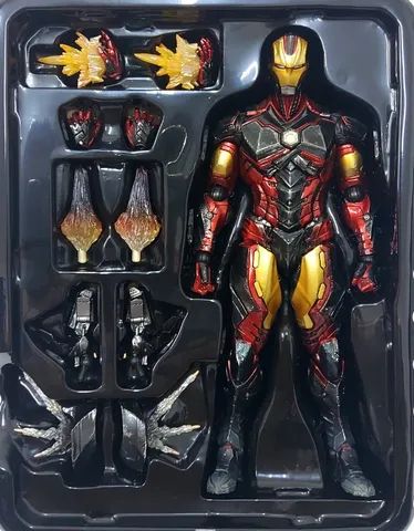 Square Enix Play Arts Kai Variant Marvel Iron Man Original - Foto 4