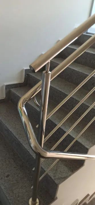 Escada em aço inox para área externa - Foto 3
