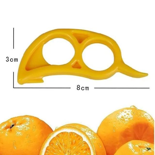  Kit 4 x 1 Descascador Laranja Corta Banana Corta Salsicha Abre Garrafa - Foto 3