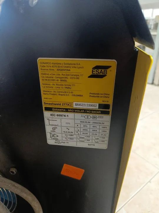 Máquina de solda Smashweld 277X - ESAB - Foto 2