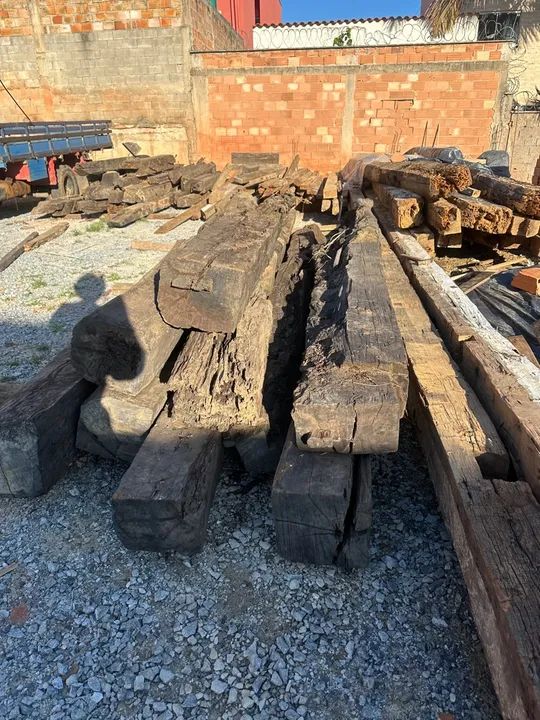 Madeira de demolição lavrada BRAUNA PEROBA IPE  - Foto 2