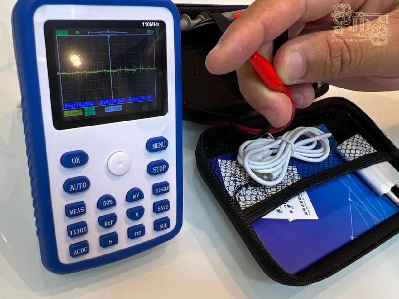 Osciloscópio Digital Portátil 110Mhz - Foto 6