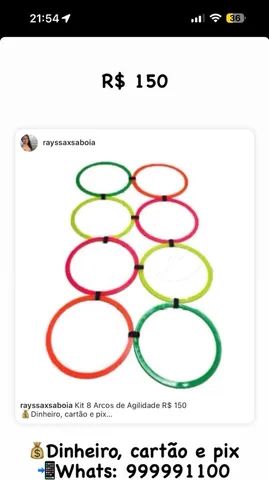 Kit 8 Arcos de Agilidade R$ 150