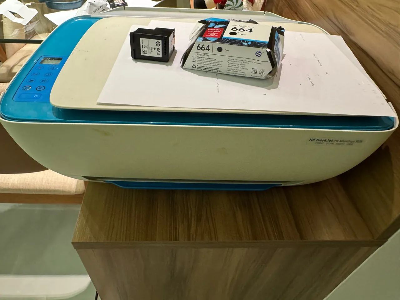 Impressora HP3636 não reconhece o cartucho preto - Foto 3