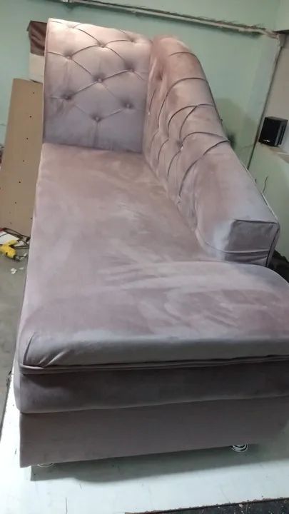 Recamier sofa veludo grande - Foto 4