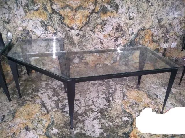 Conjunto Mesa Vidro TokStok