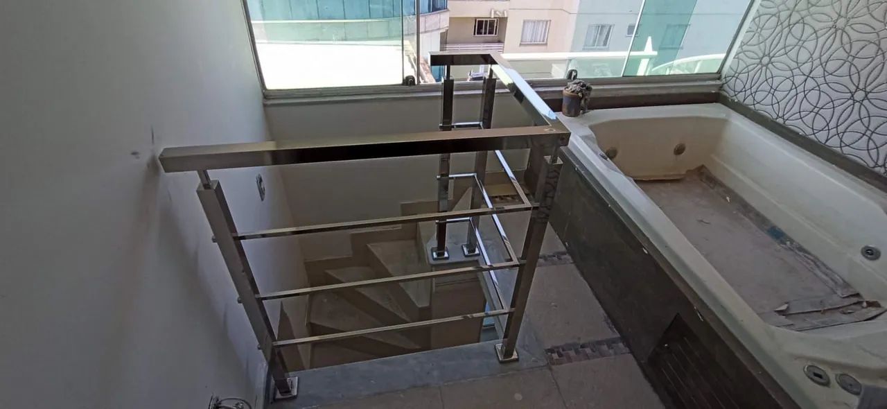 Escada em aço inox para área externa - Foto 2