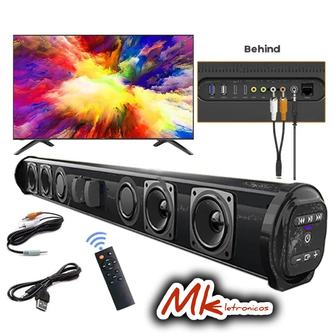 Sound Bar Bluetooth TV 20w - Foto 3