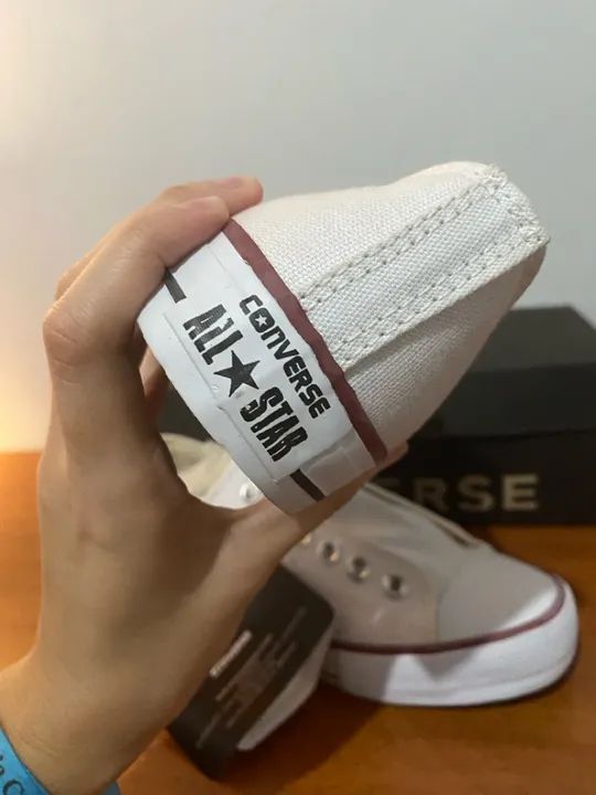 Tênis Converse Branco TAM 36/37 - Foto 3