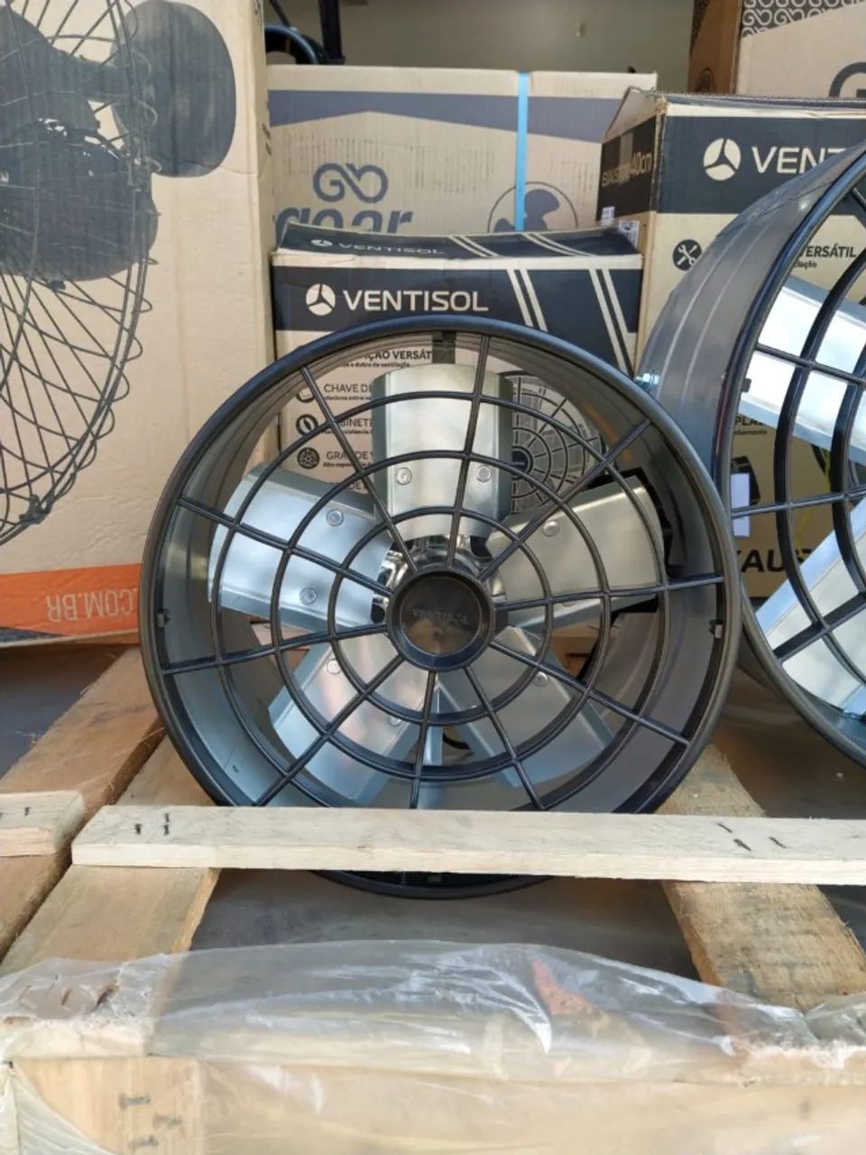 Ventilador Axial Exaustor Industrial Ventisol 30cm 40cm e 50cm 110V e 220V Premium - Foto 2