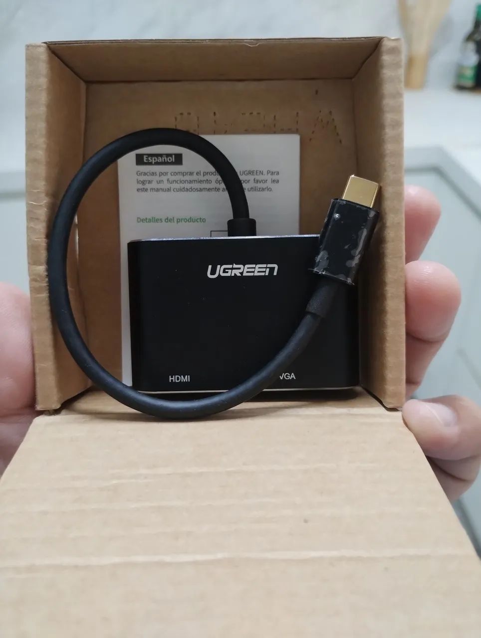 Conversor tipo c pra HDMI e VGA - Foto 2