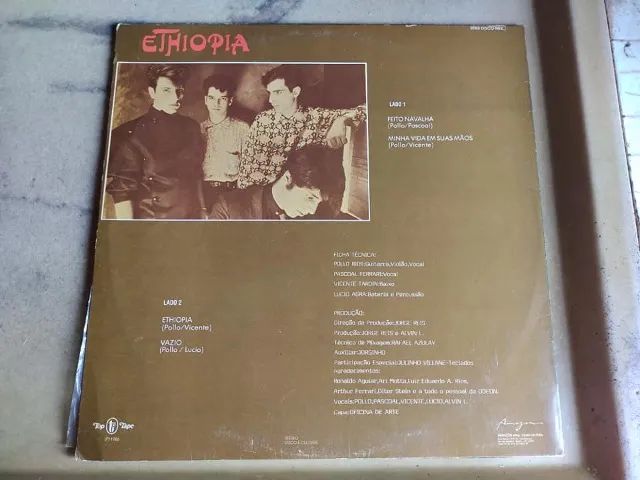 Ethiopia - Feito Navalha - Lp Vinil Post-Punk Gótico Nacional - Foto 2