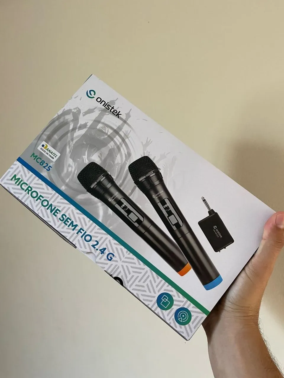 Microfone Sem Fio Onistek a pilhas