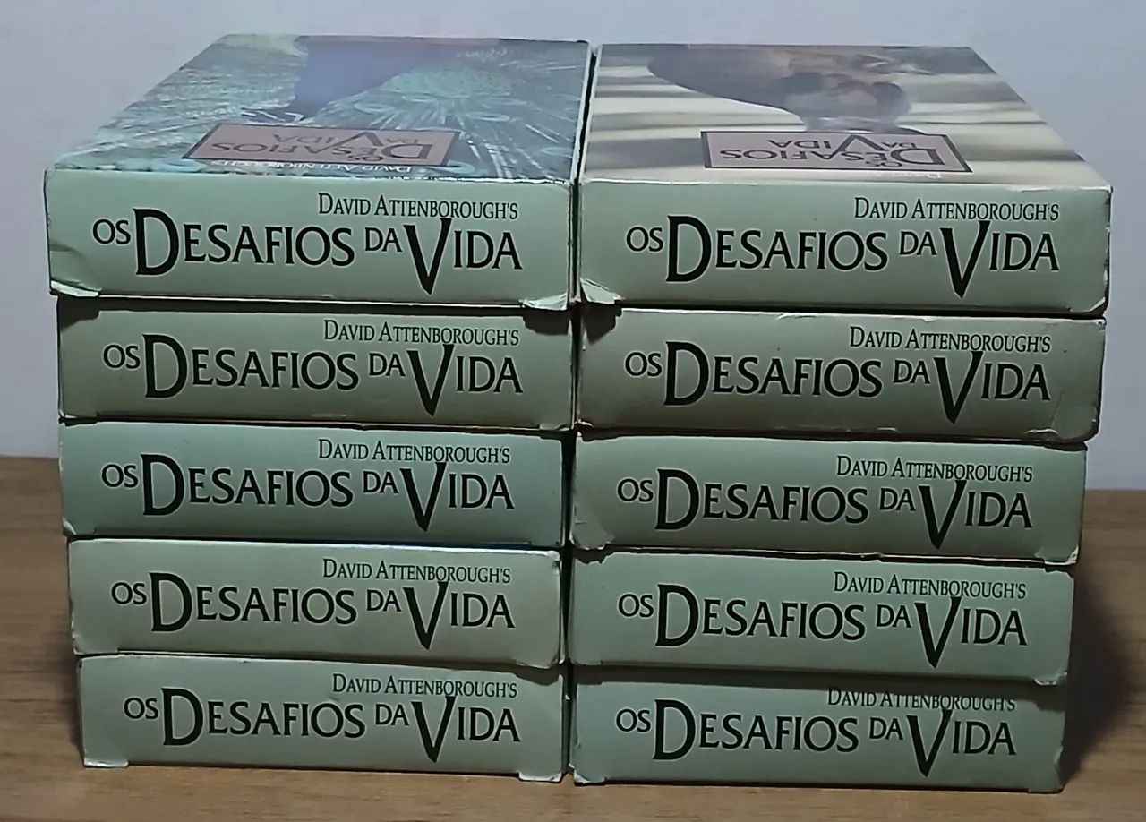 Coleção vhs Os Desafios da Vida - David Attenborough - Hobbies e