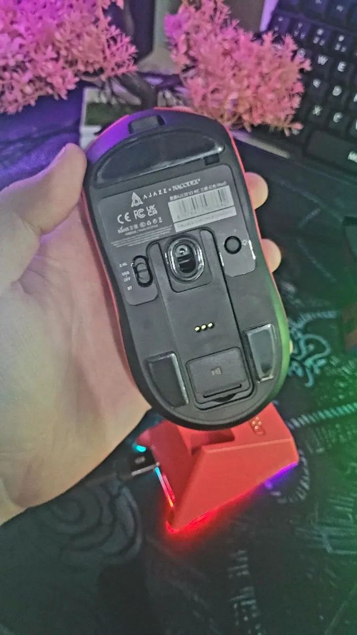 Vendo mouses sem fios novos (attack shark x11 e ajaaz)!! - Foto 5