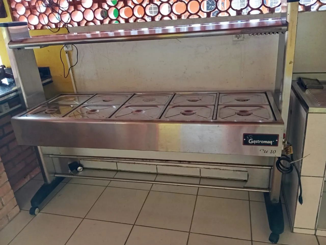 Banho Maria Industrial 10 Cubas Gastromag