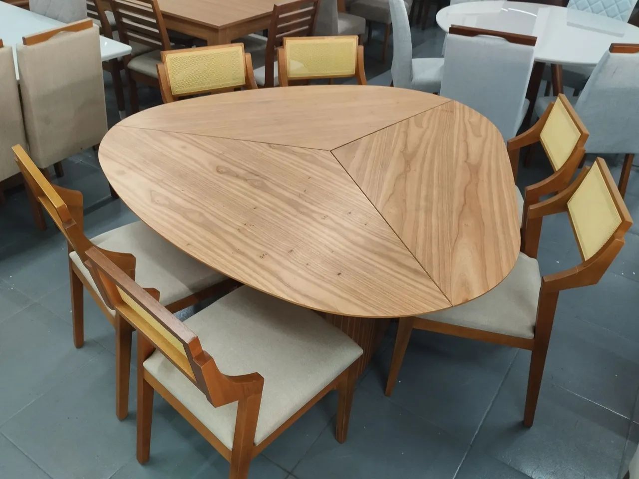 Mesa de Jantar em Madeira Maciça orgânica  - Foto 3