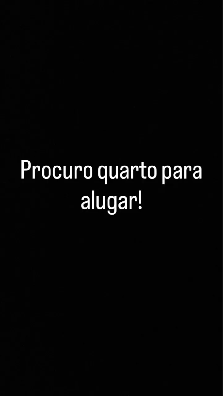 Busco quarto para alugar