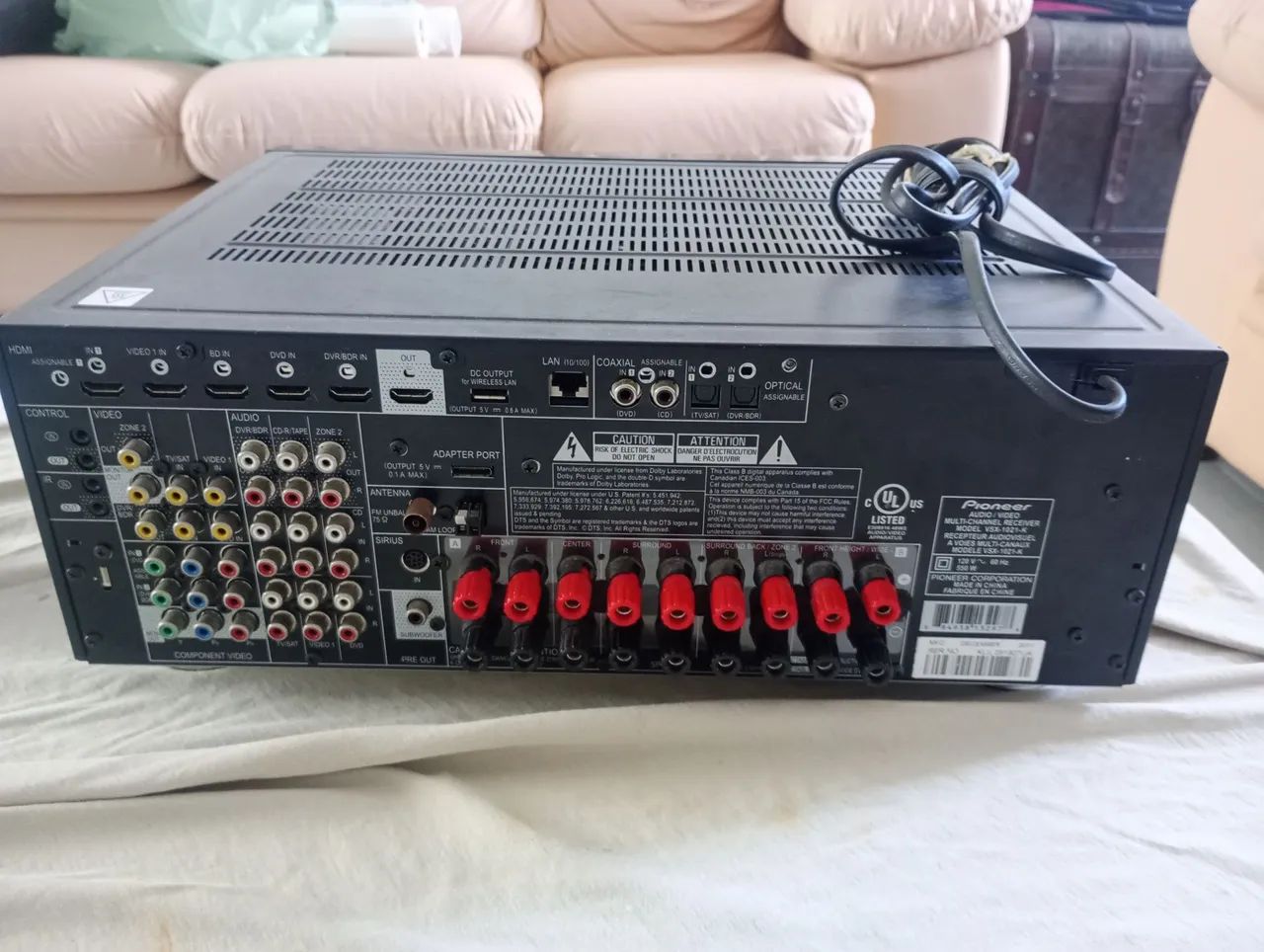 Receiver Pioneer p remover peças 