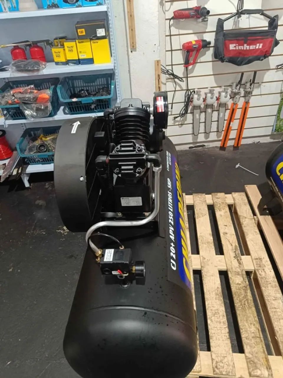Compressor 250L Motor 5cv 175 psi Industrial 10 pes - Chiaperini (Loja) - Foto 2