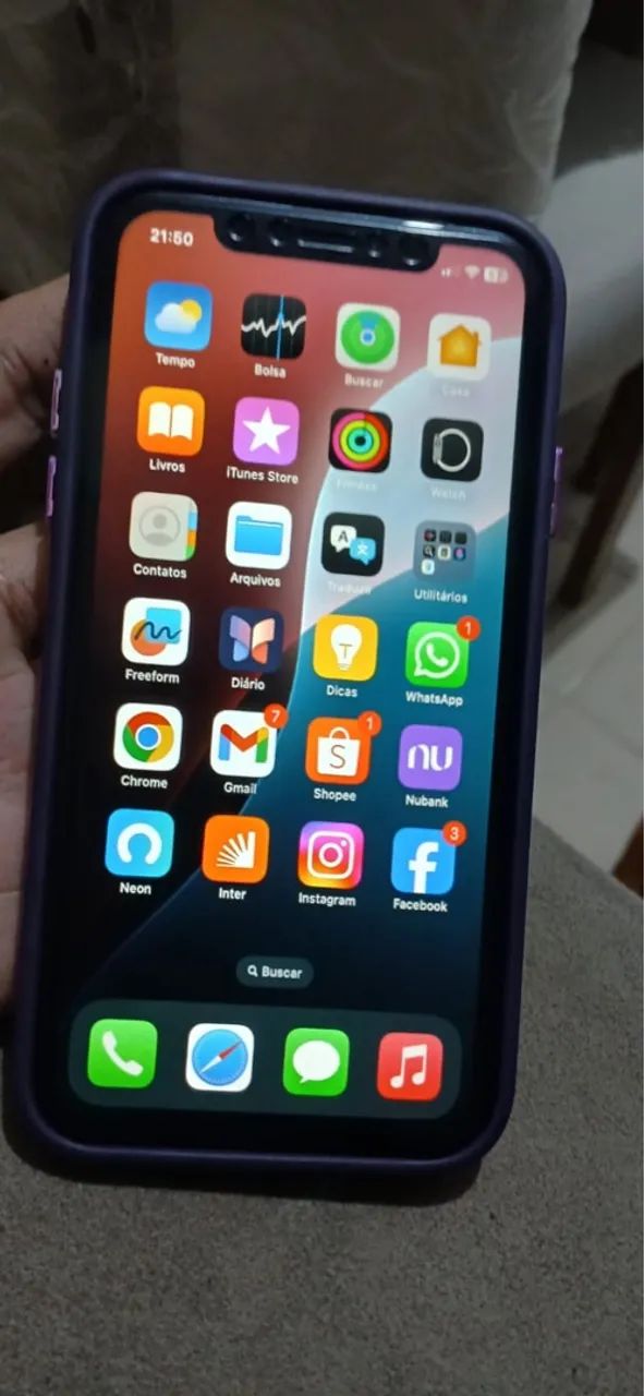 iPhone XR 64GB preto leia a descrição , VINDO BUSCA  - Foto 2
