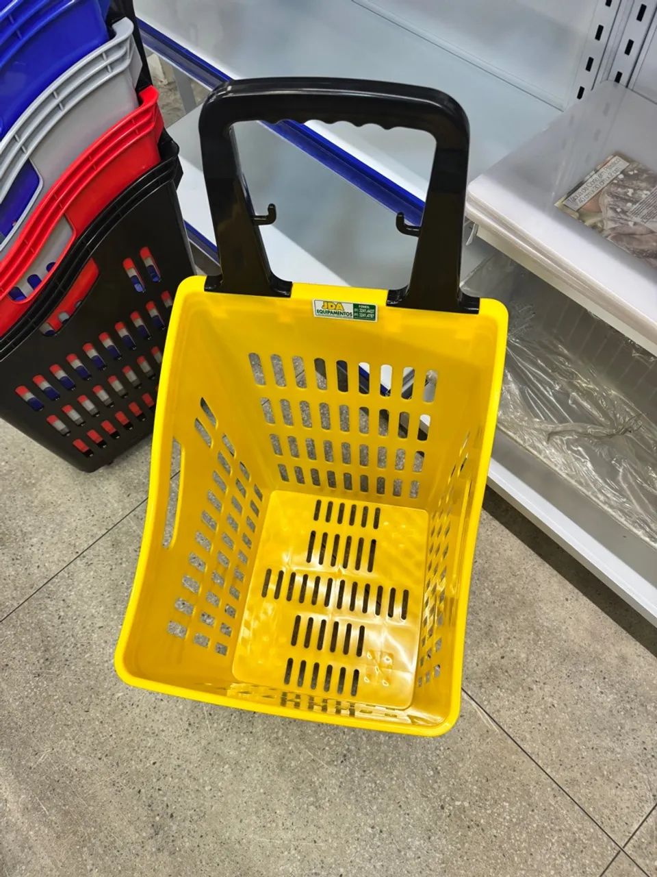 Carrinho cesta para compras - supermercados, padarias  - Foto 3