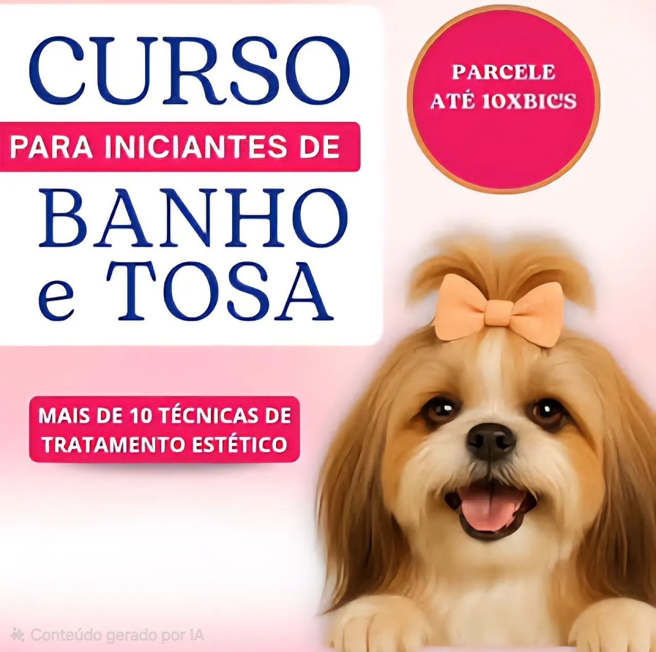 CURSO DE BANHO E TOSA PRESENCIAL VAGAS DISPONÍVEIS EM TERESINA PIAUÍ COM DIREITO A CERTIFI
