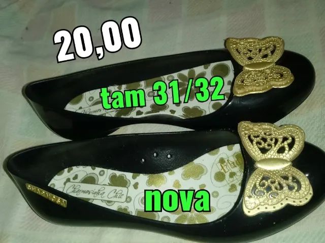 Sapatilha nova tamanho 31/32