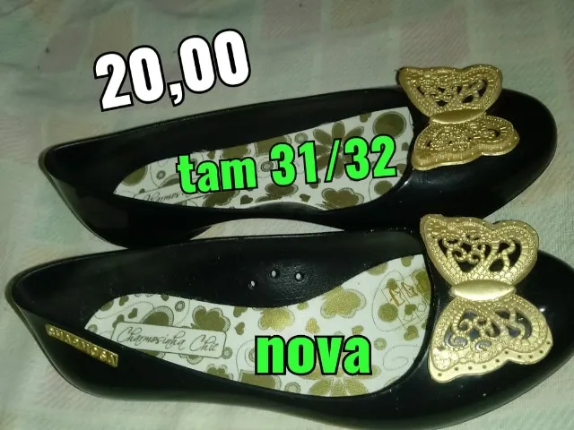 Sapatilha nova tamanho 31/32
