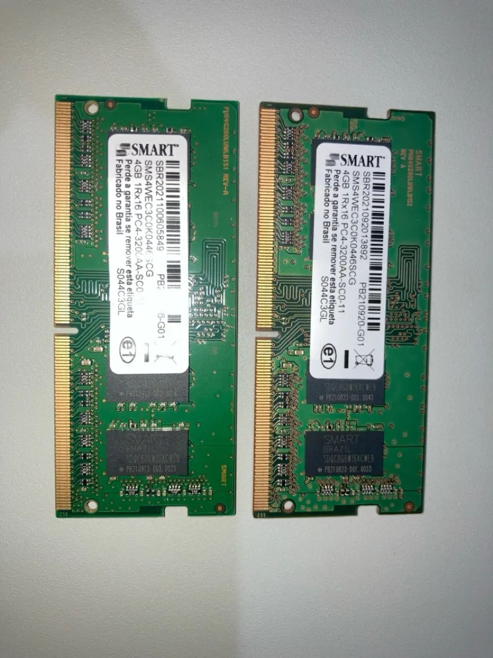 Memória RAM Smart 8GB DDR4 3200mhz para Notebook