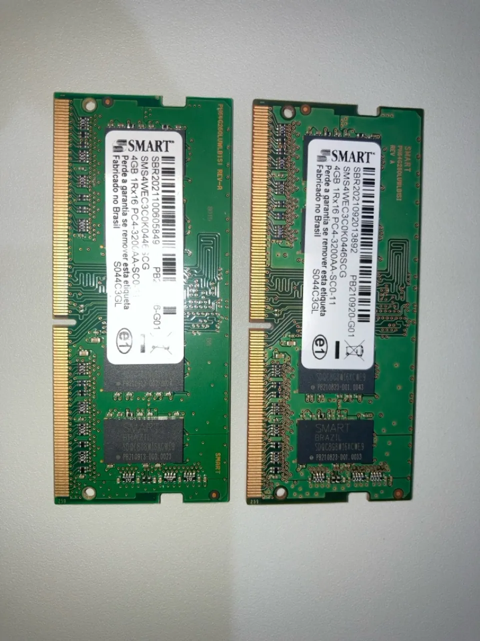 Memória RAM Smart 8GB DDR4 3200mhz para Notebook