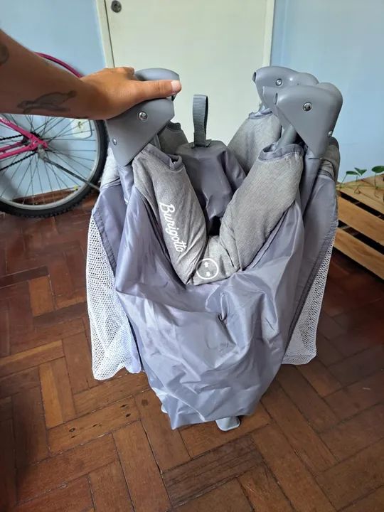 Berço Portátil para Bebê - Burigotto Sonata - Foto 6