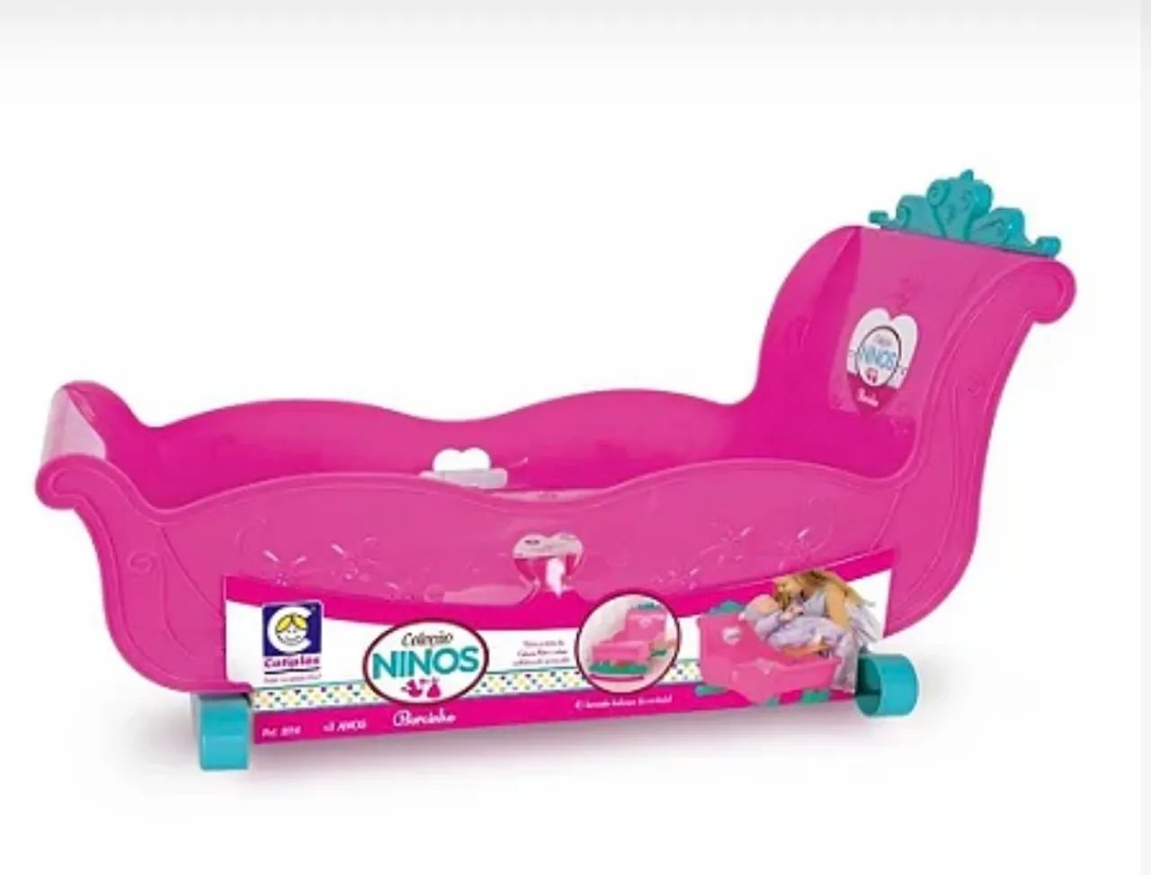 Berço para boneca da Ninos- Cotiplàs - Foto 2