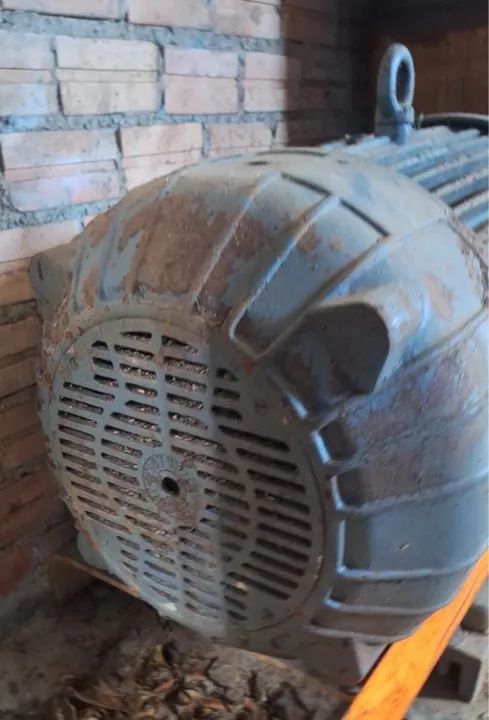 Bomba d'água industrial usada com motor acoplado  - Foto 4