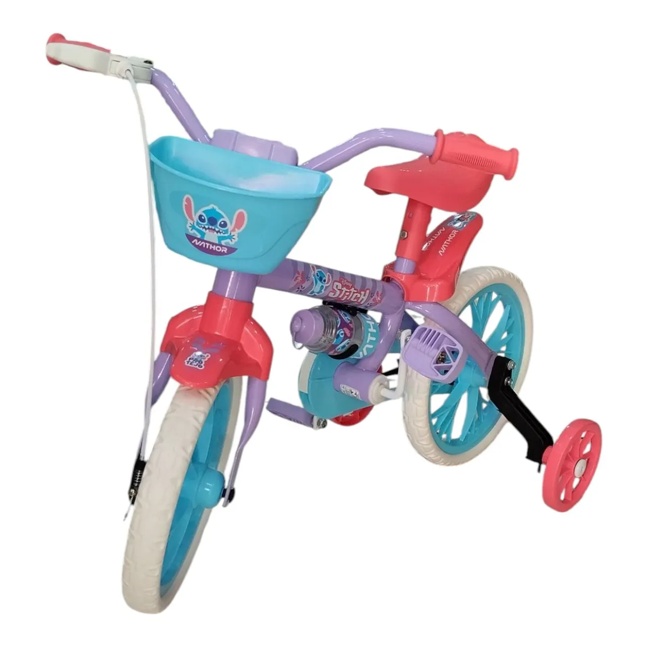 Bicicleta Infantil Aro 12 Stitch Nathor