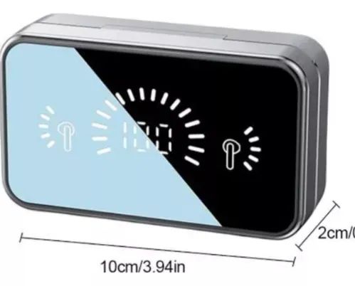 Fone de ouvido Bluetooth S20 Case Espelhado - Foto 4