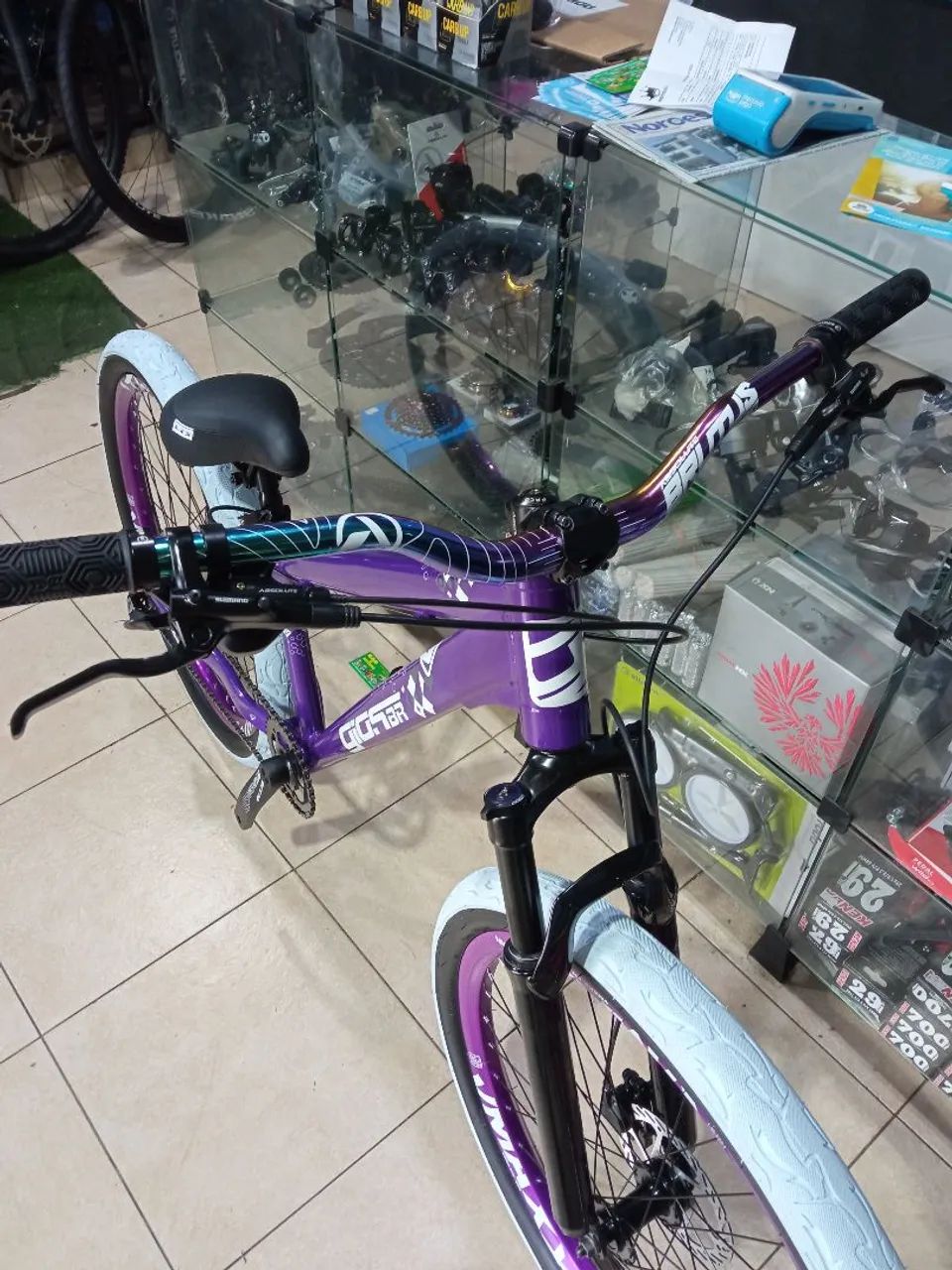 Bicicleta Gios frx 7v freio hidráulico Shimano  - Foto 3