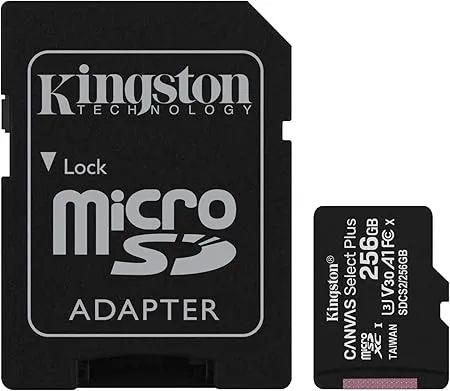 Cartão de Memória Micro SD Kingston Canvas Select Plus - 256GB64308141622019122