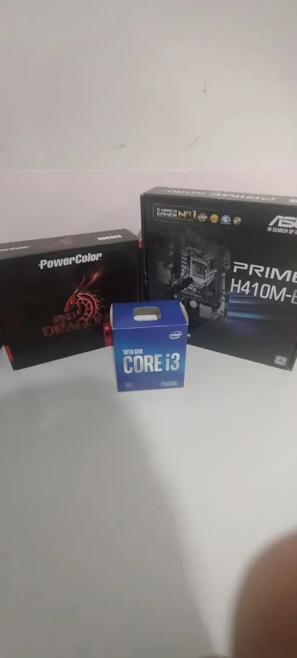 Kit de Hardware: Placa de Vídeo, Processador e Placa Mãe