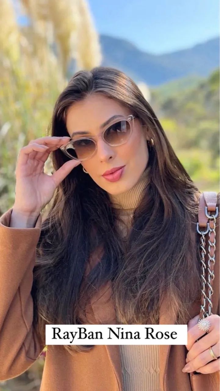 Óculos de Sol Ray-Ban Nina Rose - Elegância e Proteção