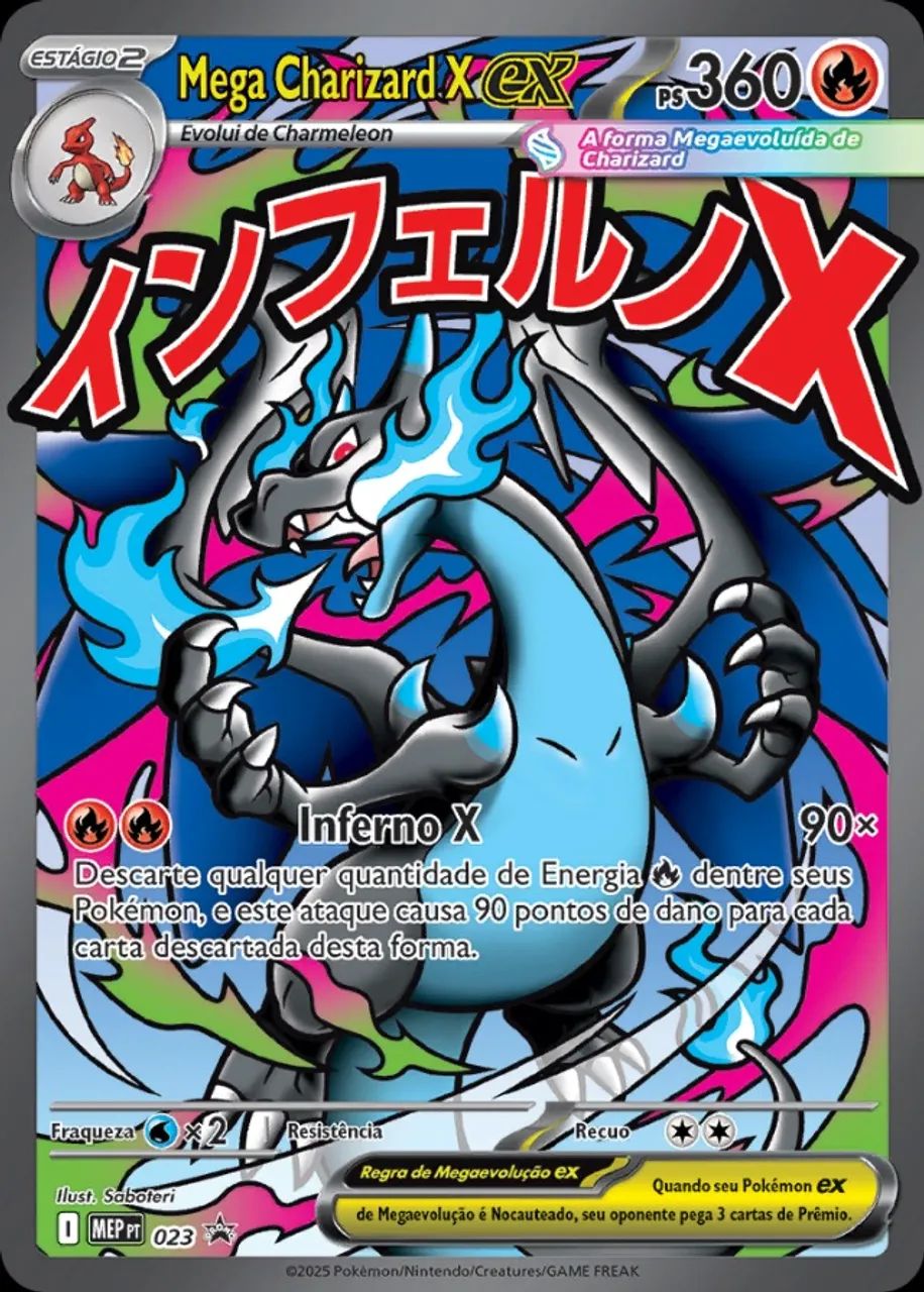 Box Mega Charizard X EX - Pokémon TCG - Hobbies e coleções