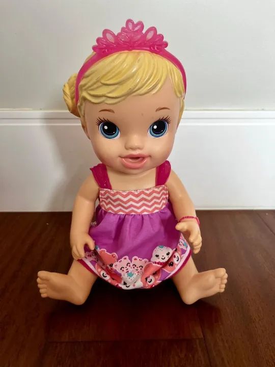 Boneca Baby Alive Hora Do Chá Loira Hasbro - Muito Nova - Foto 2