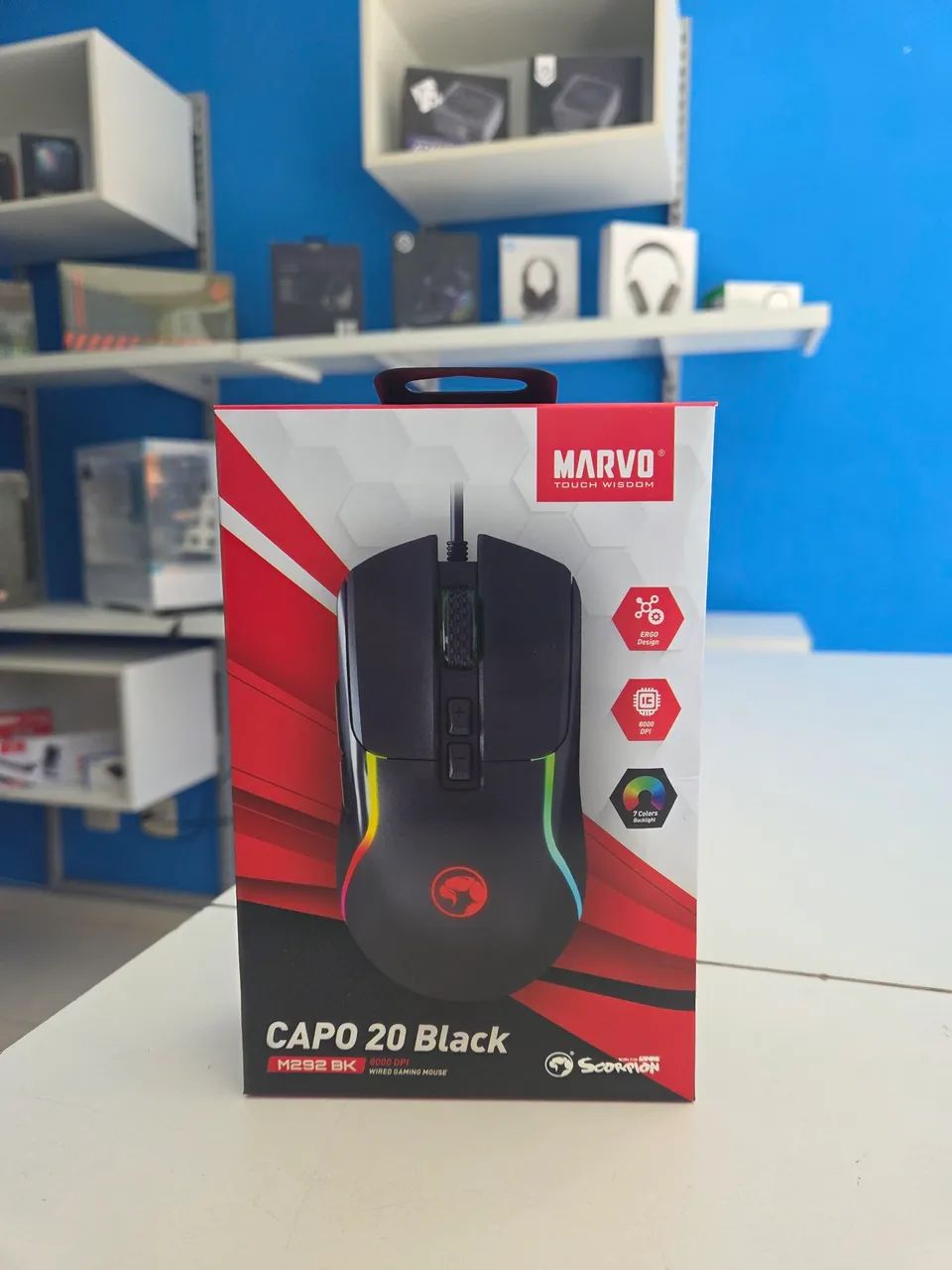 Mouse Gamer 8000dpi Marvo