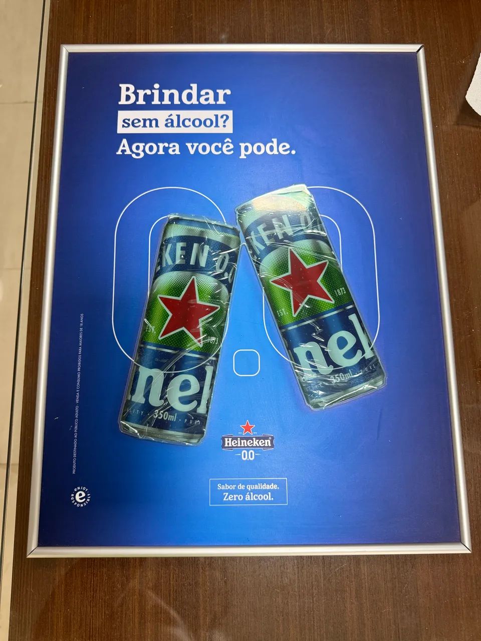 Letreiro Heineken Zero