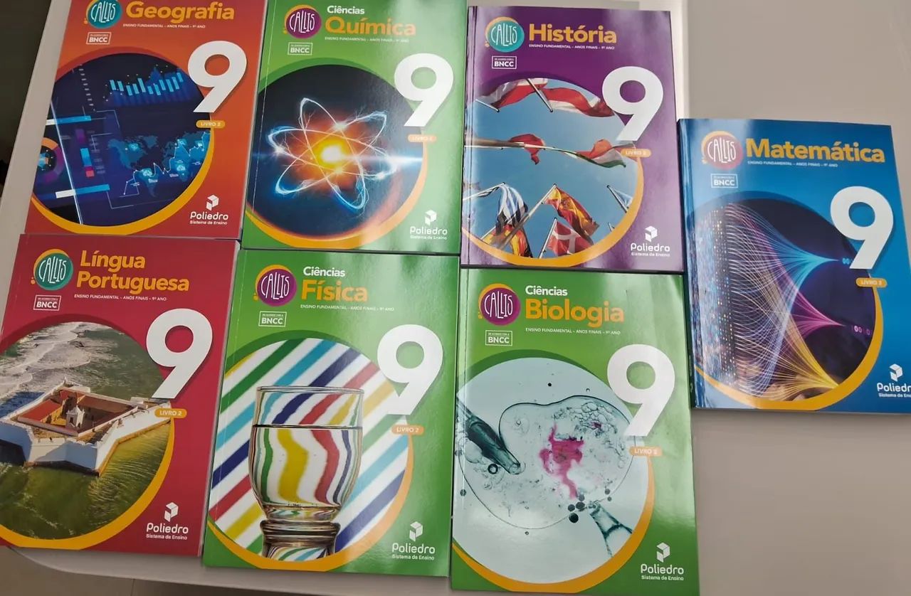 Livros escolares do 9º ano - Poliedro