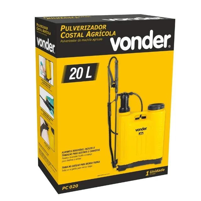 Pulverizador Costal Agrícola 20 Litros PC020 Vonder - Foto 4