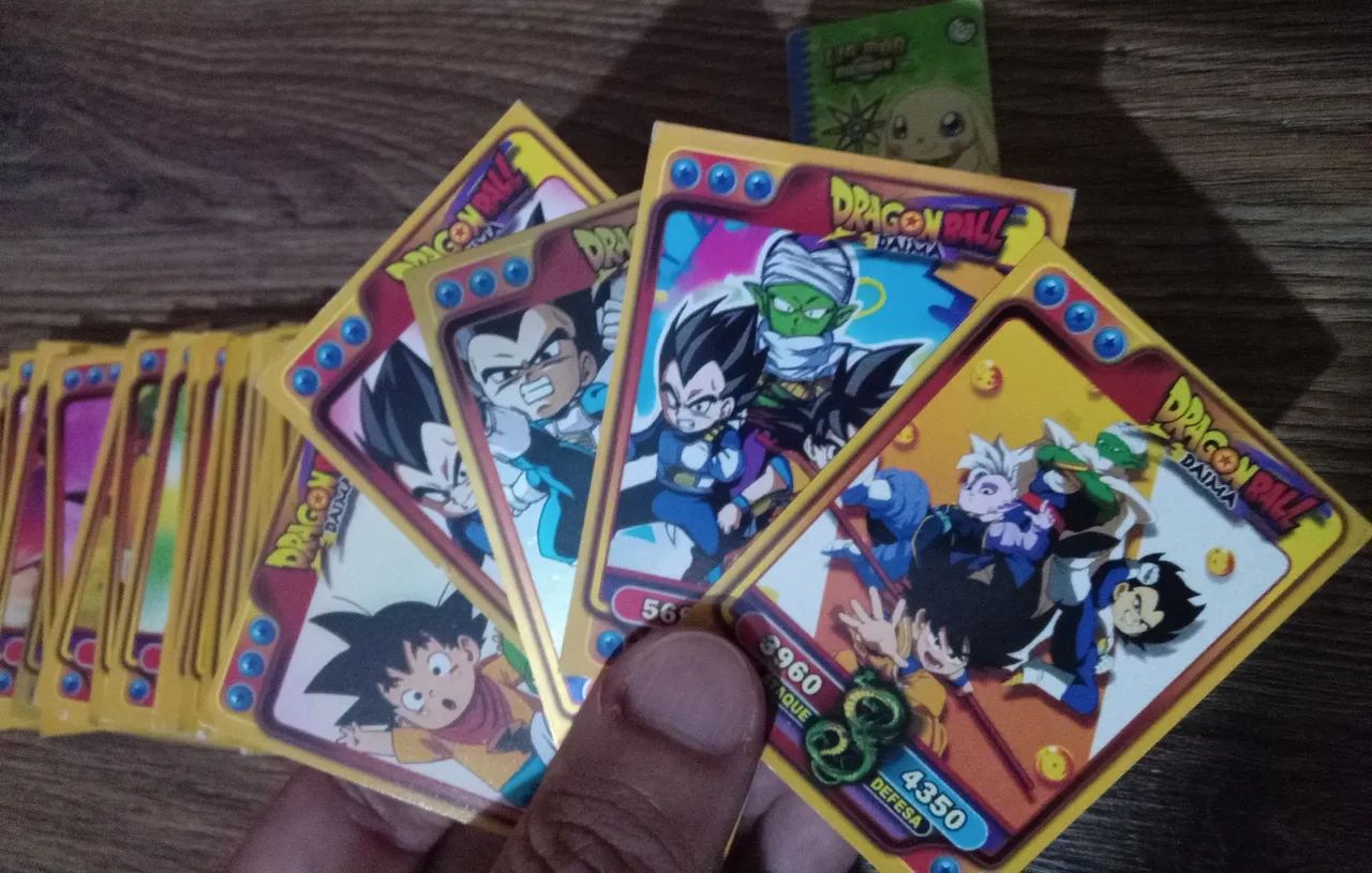 Cinquenta e oito (58) mini Cartas Dragon Ball Z e Daima.  - Foto 4