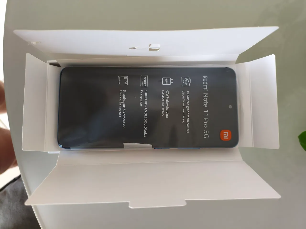 Smartphone Redmi Note 11 Pro 5G usado.